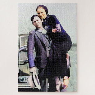 Puzzle Bonnie & Clyde The Barrow Gang Color Redux