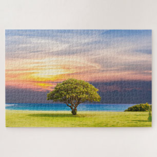 Puzzle Bonsais por el agua