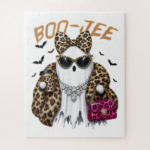 Puzzle Boo-JEE Fantasma Leopardo Coqueta Halloween