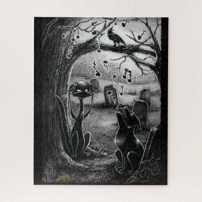 Puzzle Boo Kitty, crítico musical (Vertical)