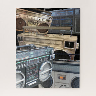 Puzzle Boom Box Boombox gueto de 80 años