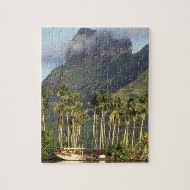 Puzzle Bora Bora, Polinesia Francesa Escena frente al mar (Vertical)