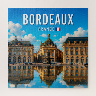 Puzzle Bordeaux Francia Frente al Río Histórico Elegancia