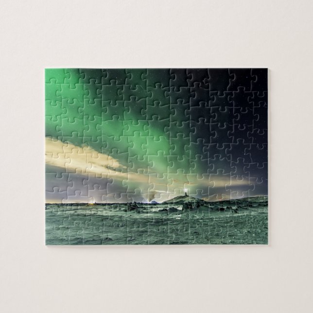Puzzle Borealis de la aurora (Horizontal)