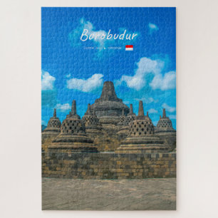 Puzzle Borobudur, Indonesia - Templo budista antiguo