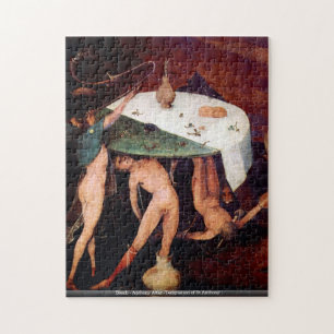 Puzzle Bosch - altar de Anthony - tentación de St Anthon