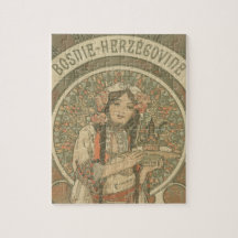 Bosnia y Herzegovina por Alphonse Mucha (1900)