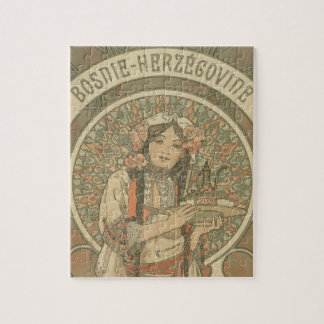 Puzzle Bosnia y Herzegovina por Alphonse Mucha (1900)