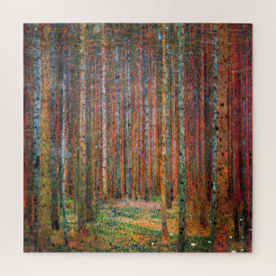 Puzzle Bosque de Abetos Gustav Klimt