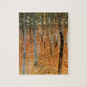 Puzzle Bosque de hayas por Gustav Klimt