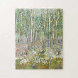 Puzzle bosque de invierno