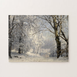 Puzzle Bosque de invierno