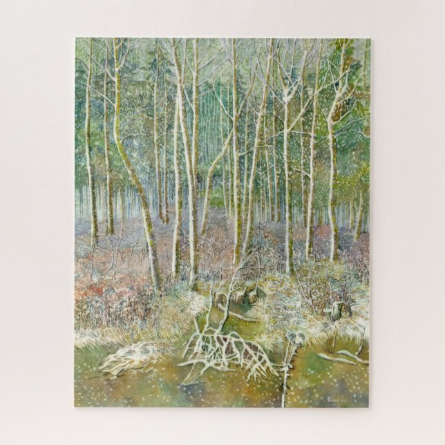 Puzzle bosque de invierno (Vertical)