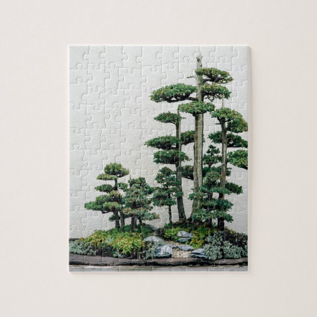 Puzzle Bosque de los bonsais del enebro (Vertical)