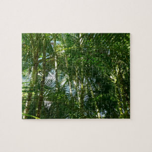 Puzzle Bosque de palmeras Naturaleza tropical