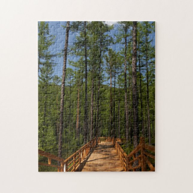Puzzle Bosque de pinos (Vertical)