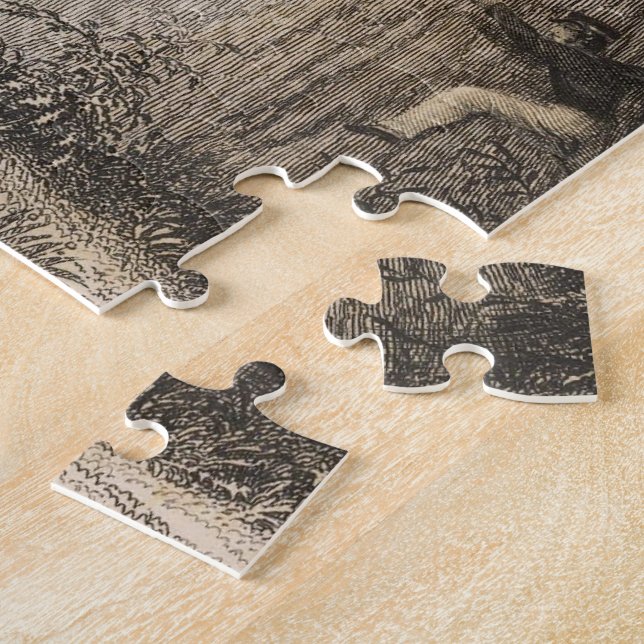 Puzzle Bosque de Pinos, Oregón (Lado)