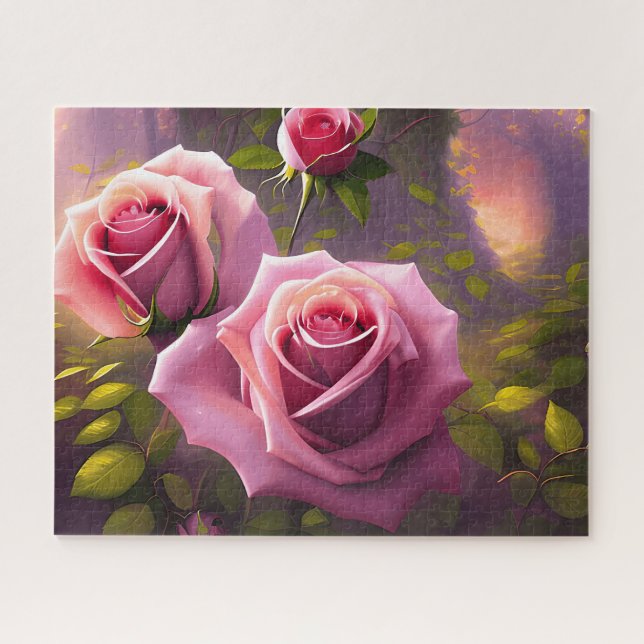 Puzzle Bosque floral de Fantasy (Horizontal)