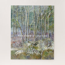 bosque invernal Watercolor