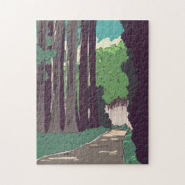 Puzzle Bosque japonés