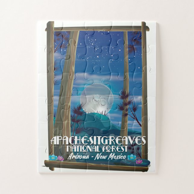 Puzzle Bosque Nacional Apache-Sitgreaves (Vertical)