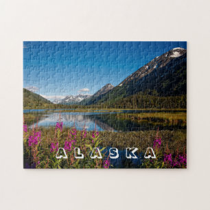 Puzzle Bosque Nacional Chugach, Alaska, foto escénica