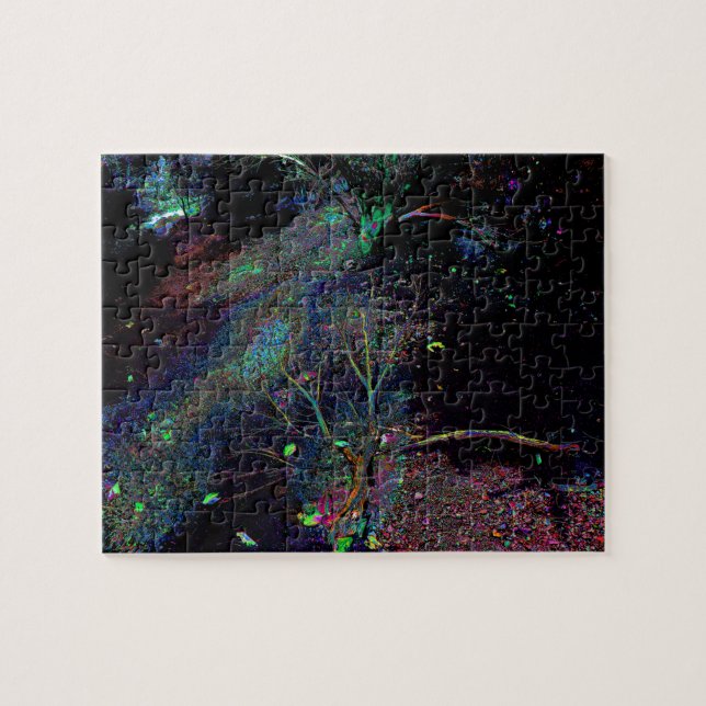 Puzzle Bosque psicodélico… (Horizontal)