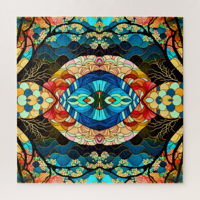 PUZZLE BOSQUE SIMÉTRICO ESTILO ARTÍCULO JAPONÉS (Vertical)