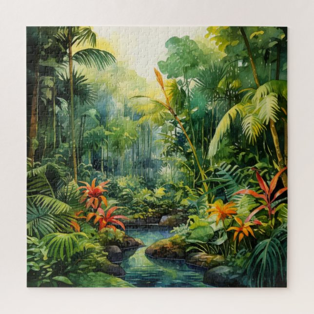 Puzzle Bosque Tropical (Vertical)