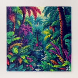 Puzzle Bosque Tropical Profundo