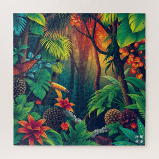 Puzzle Bosque Tropical Profundo