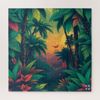 Puzzle Bosque Tropical Profundo