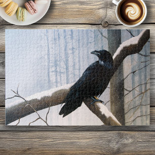 Puzzle Bosque Winter Raven