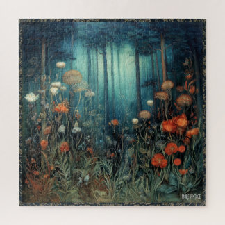 PUZZLE BOSQUE Y FLORES
