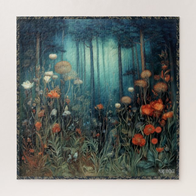 PUZZLE BOSQUE Y FLORES  (Vertical)