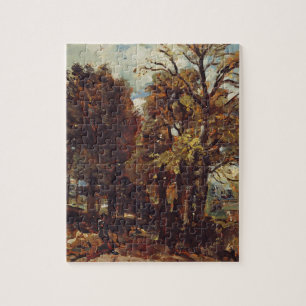 Puzzle Bosquejo de un carril en Bergholt del este, c.1810