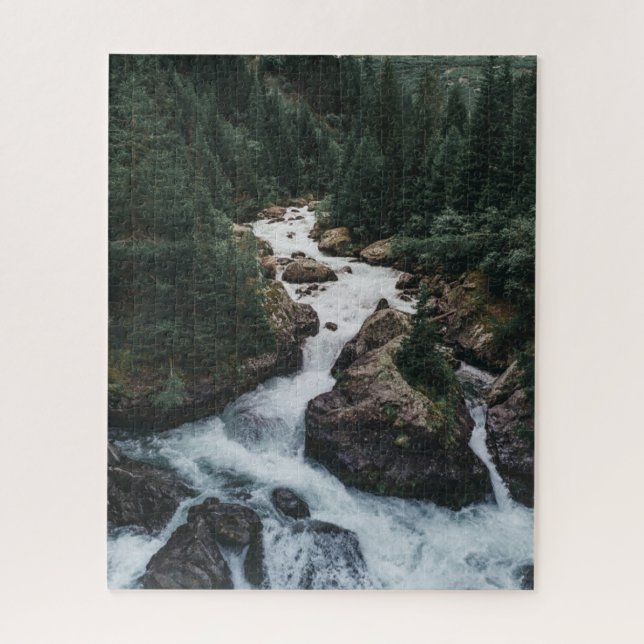 Puzzle Bosques | Cantón Grison Graubunden (Vertical)