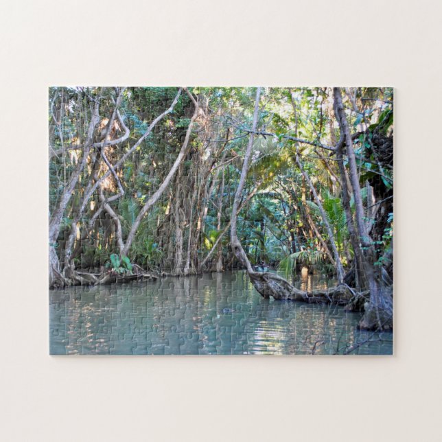 Puzzle Bosques lluviosos de Dominica. (Horizontal)