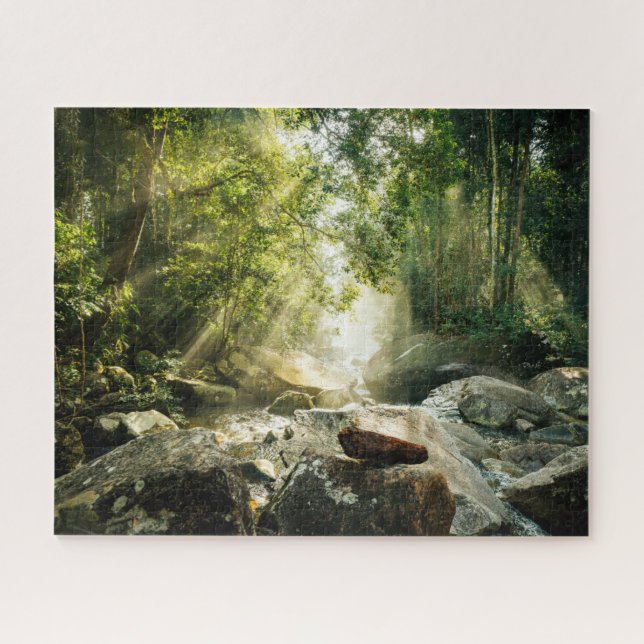 Puzzle Bosques | Selva tropical de selva (Horizontal)