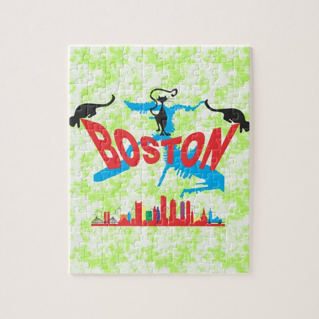 Puzzle Boston (Vertical)