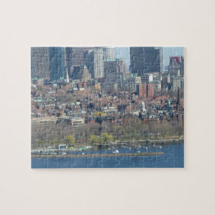 Puzzle Boston céntrica y el río Charles