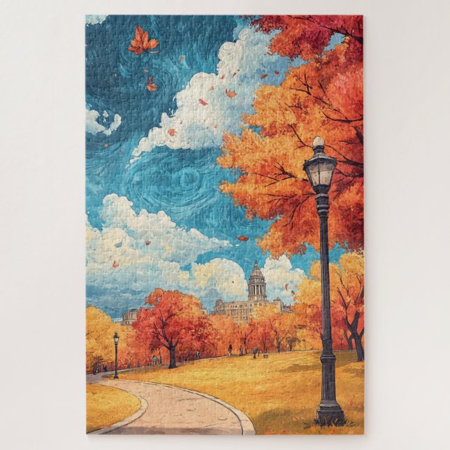 Puzzle Boston MAMÁES USA Travel (Vertical)