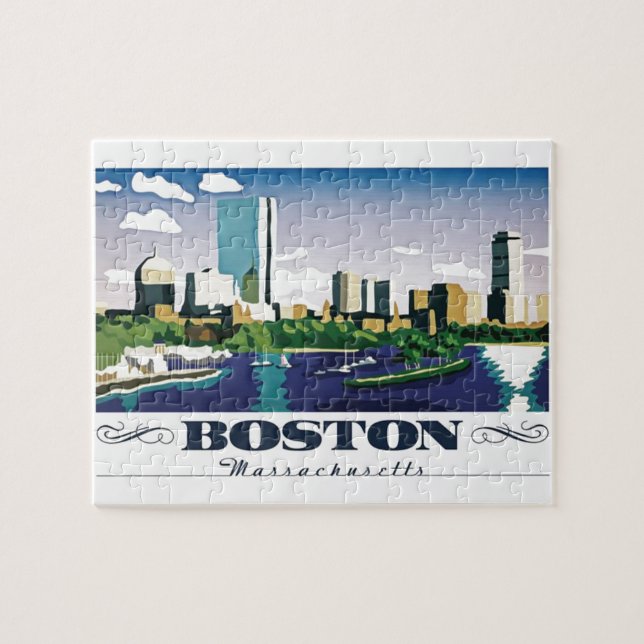 Puzzle Boston, Massachusetts (Horizontal)
