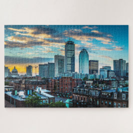 Puzzle Boston Massachusetts City Skyline Travel Photo
