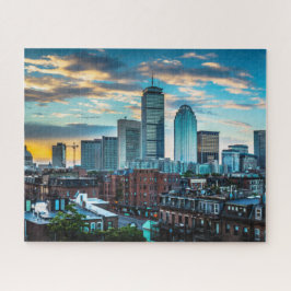 Puzzle Boston Massachusetts City Skyline Travel Photo