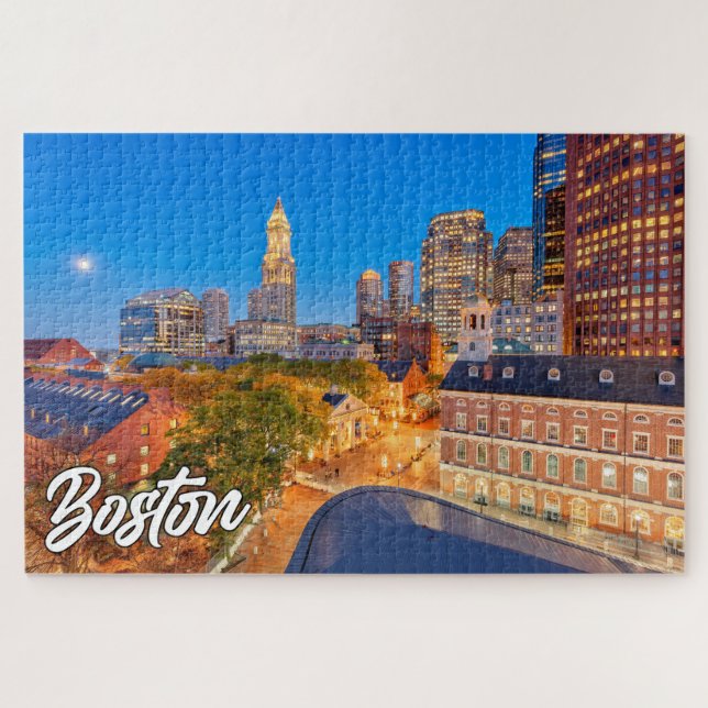 Puzzle Boston, Massachusetts, Estados Unidos (Horizontal)