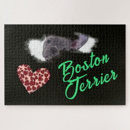 Puzzle Boston Terrier Eyes Color sólido 1000 pieza