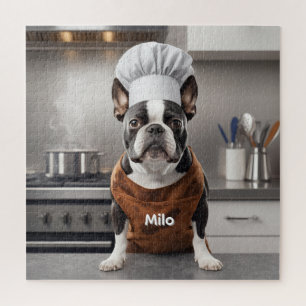 Puzzle Boston Terrier Personalizado Desafiante