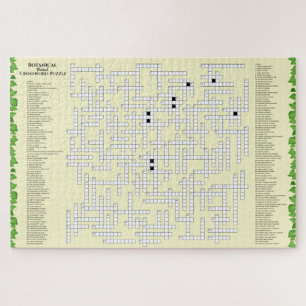 Puzzle Botanical Crossword 156 plants to find Funny Giant