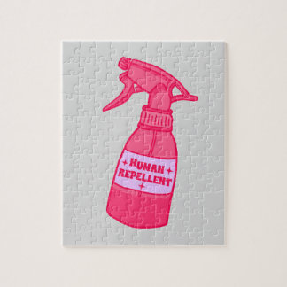Puzzle Botella de spray repelente humano humor descarado